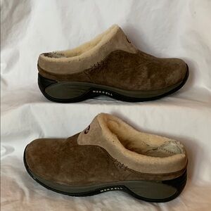 Merrell Tan and Brown Slip-On Loafers